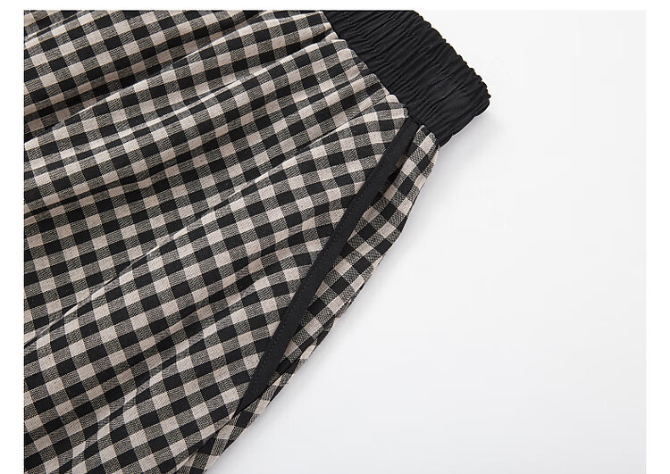 Dme [Niche Design] Autumn Retro Casual Striped Lantern Skirt Comfortable Slimming Mid-Length A-Line Skirt for Wome 15