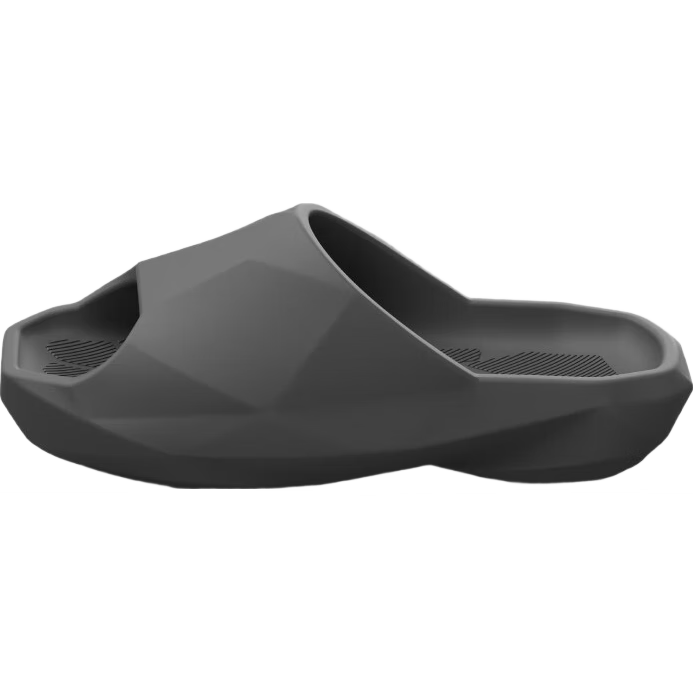 KENROLL Men's And Women's Casual Home Thick-Soled Comfortable Outdoor Trendy Non-Slip Slippers, Graphite Black, Size 44-45 (275mm)