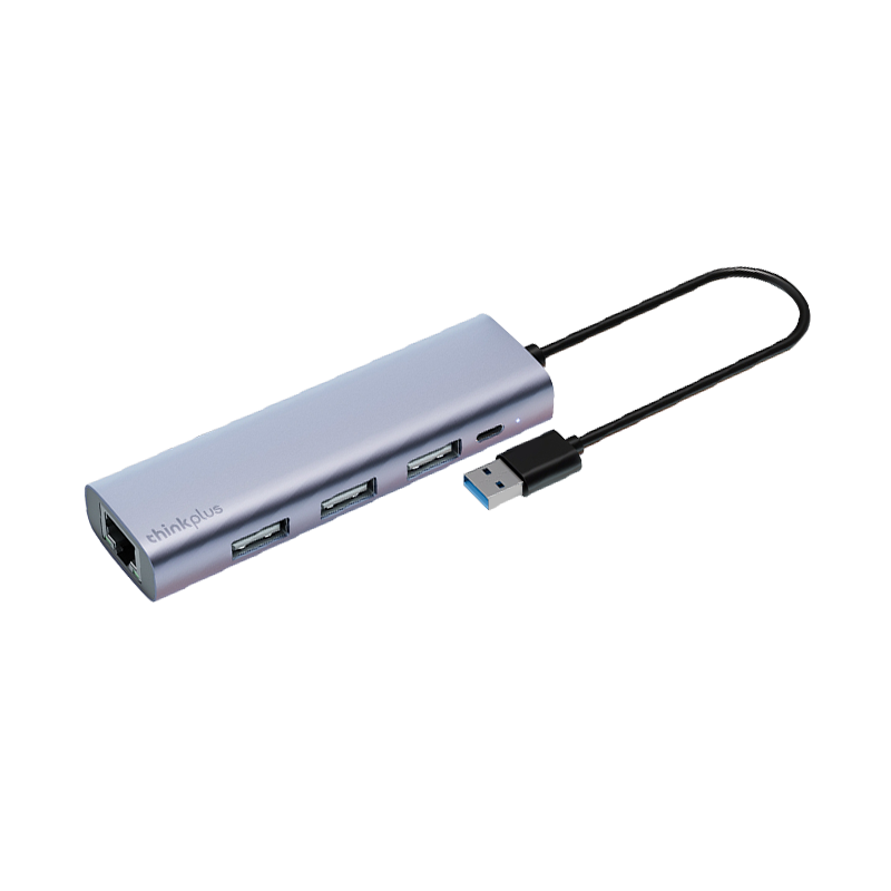 ThinkPad Lenovo USB to Ethernet Adapter RJ45 Network Port Converter USB Hub Expansion Dock HUB Splitter Laptop Expansion Dock Adapter Extension Cable LRA3 100Mbps