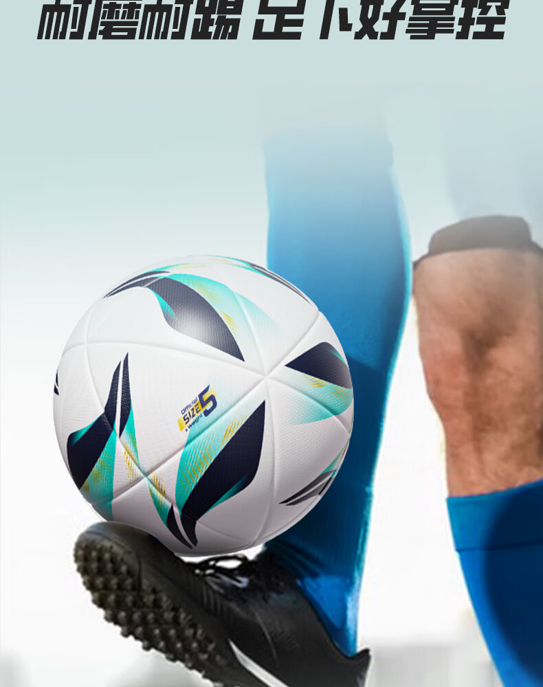 Li-Ning Size 5 Soccer Ball Professional Training Standard Football for Adult Middle School Exam Gift 1