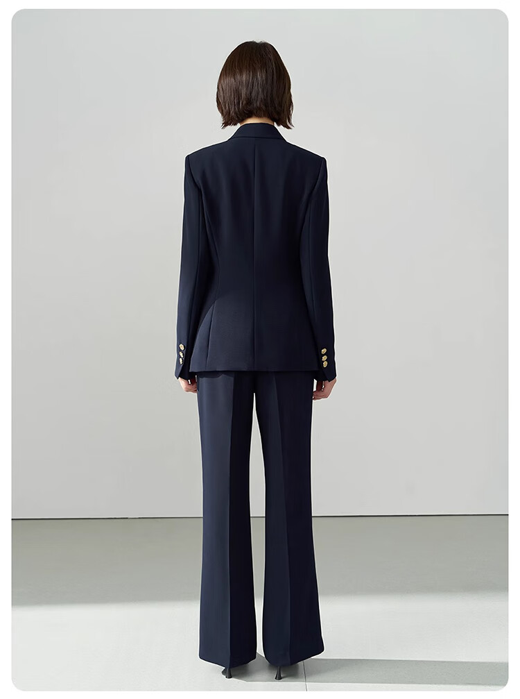 Bodexiaojie Women's High-End Suit Set for Commuting, Interviews, Professional Wear, Wrinkle-Resistant Business Blazer for Petite Figures 9