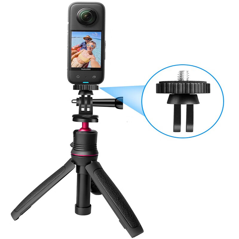 BIAZE Compatible with DJI Pocket 3 Accessories, Yingshi 360x5/x4/x3 Adapter, GoPro And Other Action Camera 1/4 Adapter, JS101 4