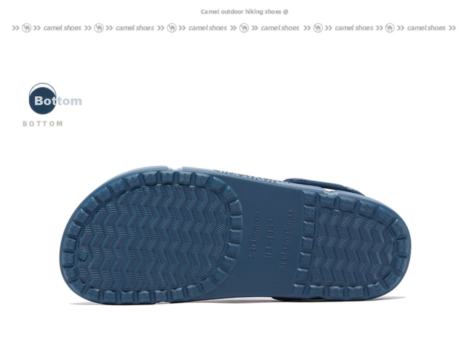 CAMEL Perforated Shoes, Summer Breathable Beach Sandals for Men And Women, Closed-Toe Sandals with Soft Soles And Non-Slip Features, A12253a3037 6