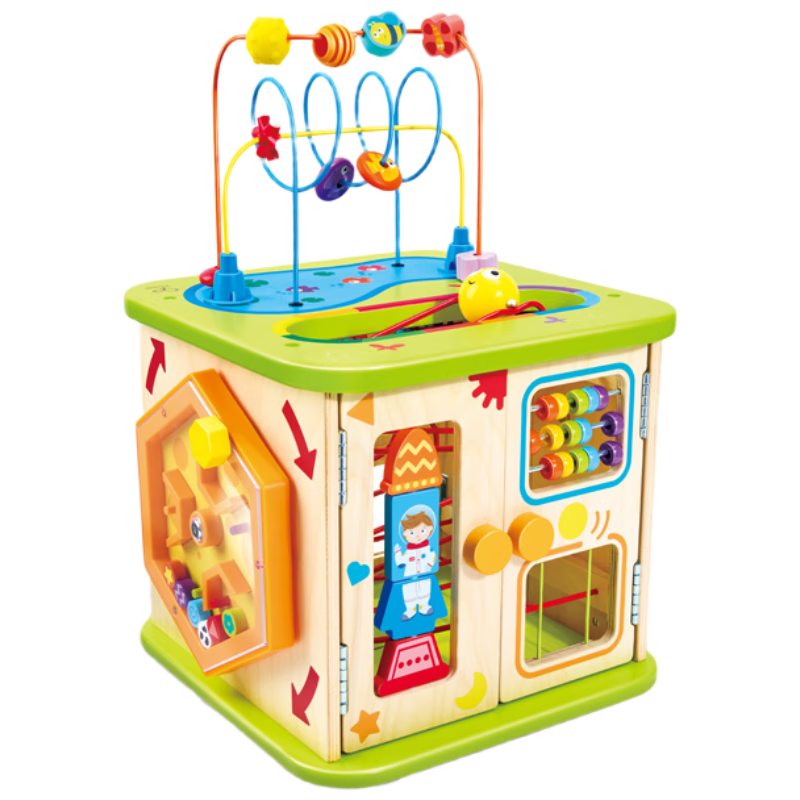 Hape Baby Early Education Box Toy, Happy Farm Treasure Hunt Game Box, Children's Birthday Gift E7365