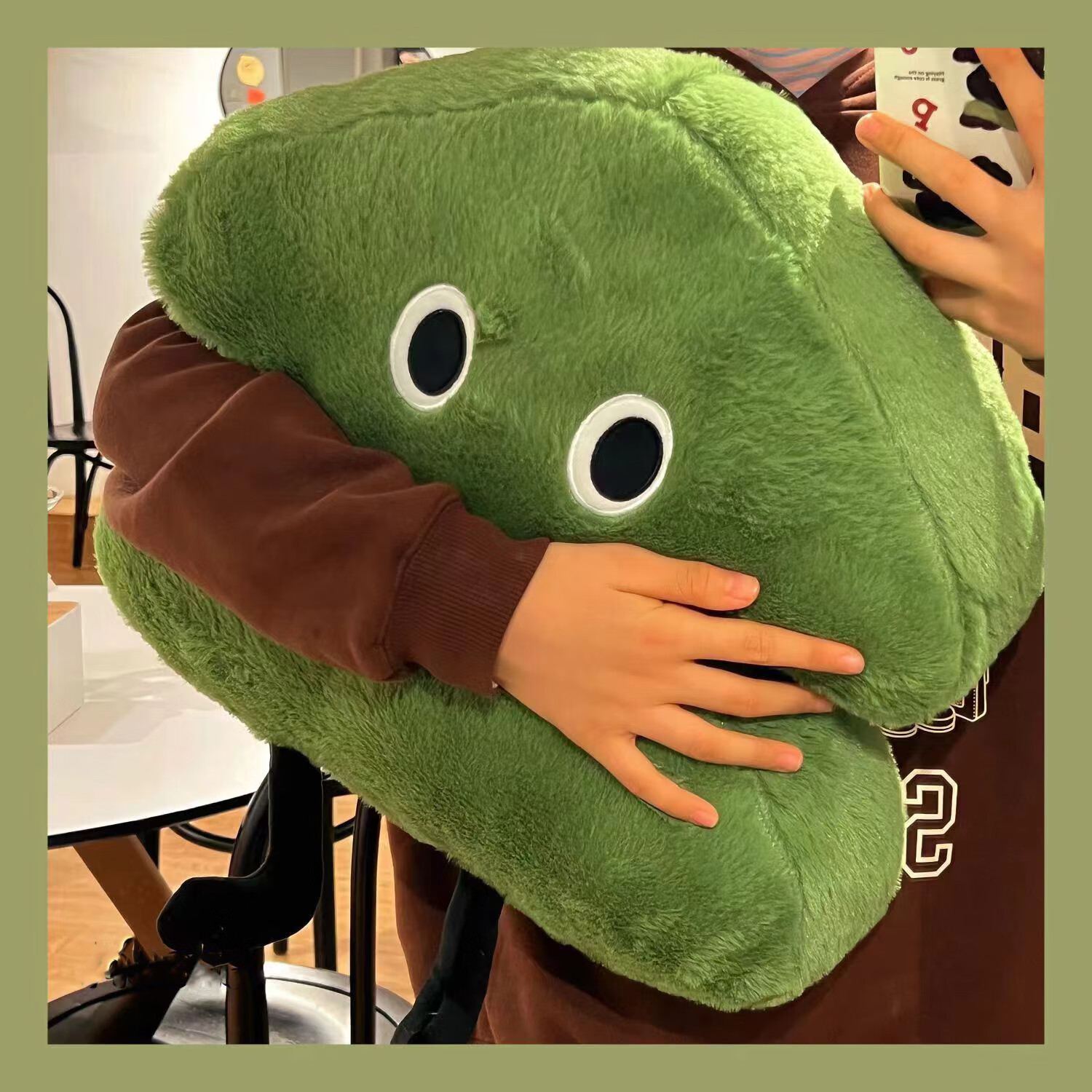 Fan Ye Style Green Tree Plush Toy Pillow Sofa Cushion Gift Birthday Present for Girlfriend New Year Gift 5