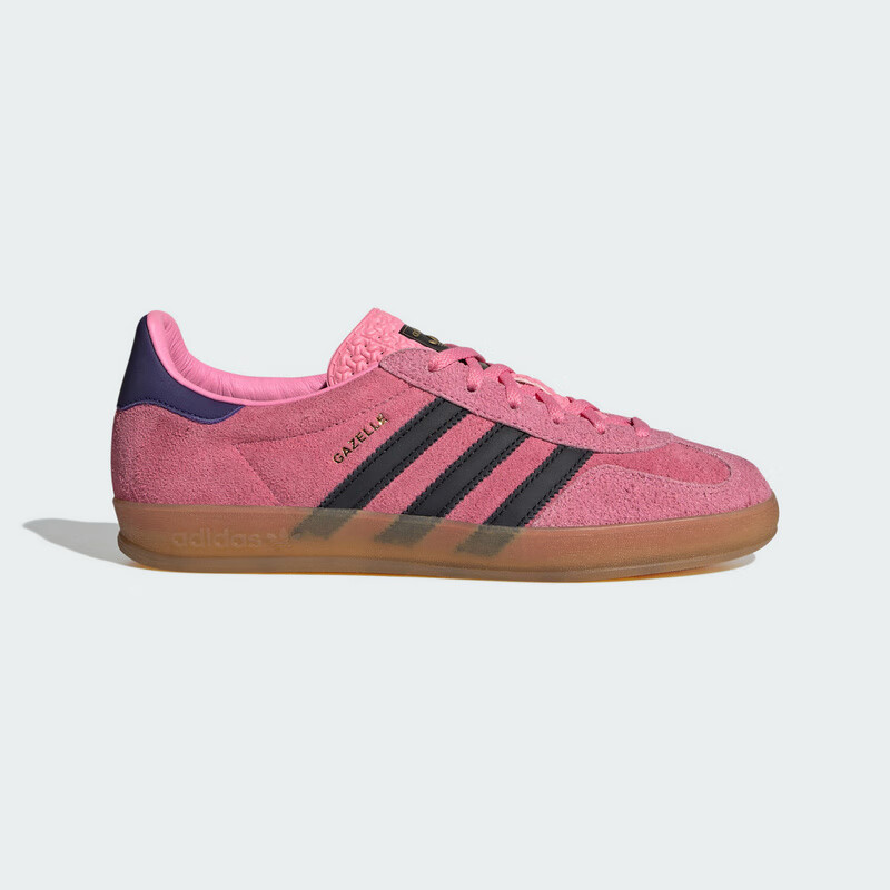 Adidas Women's Trefoil Series, GAZELLE INDOOR W Low-Top Casual Shoes, IE7002, Pink, Size 36