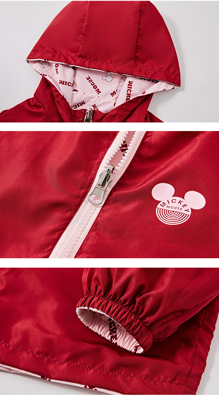 Dishini [Reversible] Girls' Spring Jacket, Boys' 2026 New Style Children's Hooded Coat, Baby Lightweight Outerwear 8