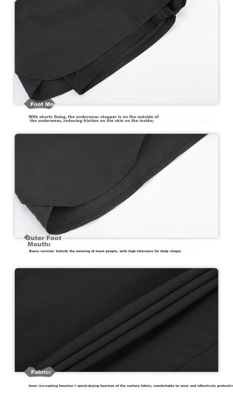 361° Women's Sports Shorts Spring Summer Sun Protection Quick-Dry Running Fitness Cooling Loose Lined Pants 662624702H-3 33