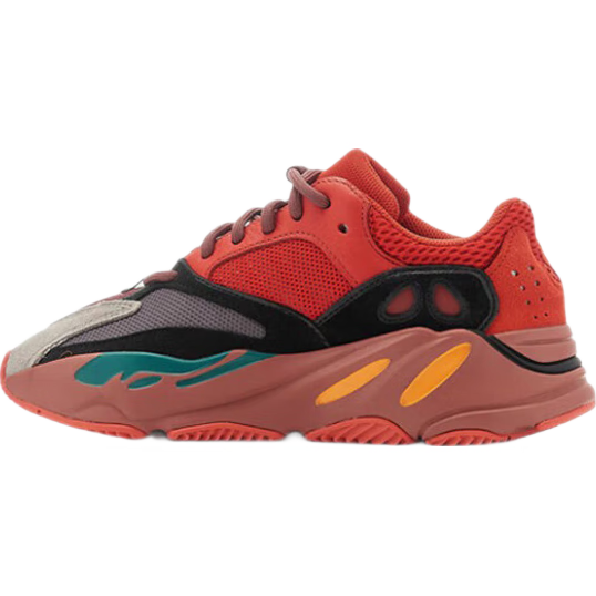 Adidas New Year Red Yeezy 700 Flame Coconut Casual Shoes for Men And Women HQ6979 UK11.0 Size 46