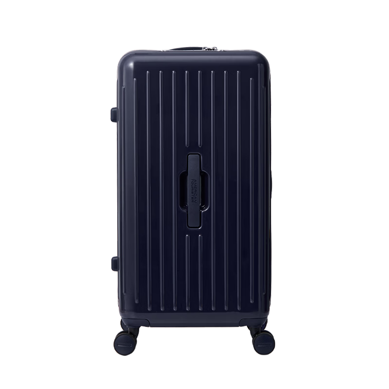 AMERICAN TOURISTER Luggage, 30-Inch Trolley Suitcase, Large Capacity Travel Case, Student Password Lock Suitcase, Deep Compartment Jelly Case, BB5 Blue