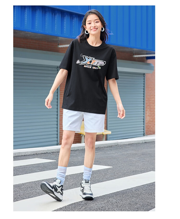 XTEP Summer New Men and Women Cooling Short Sleeve Outdoor Quick-Dry Cotton Sports Breathable T-Shirt 20