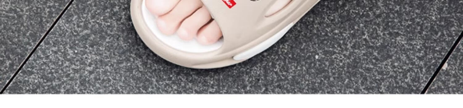 Yuzhaolin Men's Outdoor Sandals Hollow Shoes Trendy Letter Beach Slippers Driving Flip Flops YL515 White 42-43 9