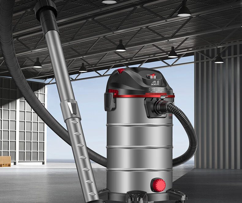 Xiaogou Industrial Vacuum Cleaner, 3000W Peak Power, High Suction, Dry And Wet Blowing, Three-In Vacuum Cleaner with Mopping Function, for Factory Workshop, Commercial Use, Car Cleaning, Land Reclamation, T010S 5