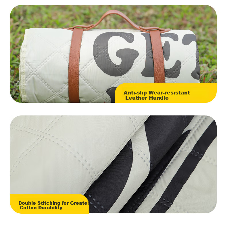 CAMEL Picnic Mat, Outdoor Camping Tent Moisture-Proof Mat, Picnic And Barbecue Waterproof Seat Pad, Thickened P001B Ground Sleeping Mat 14