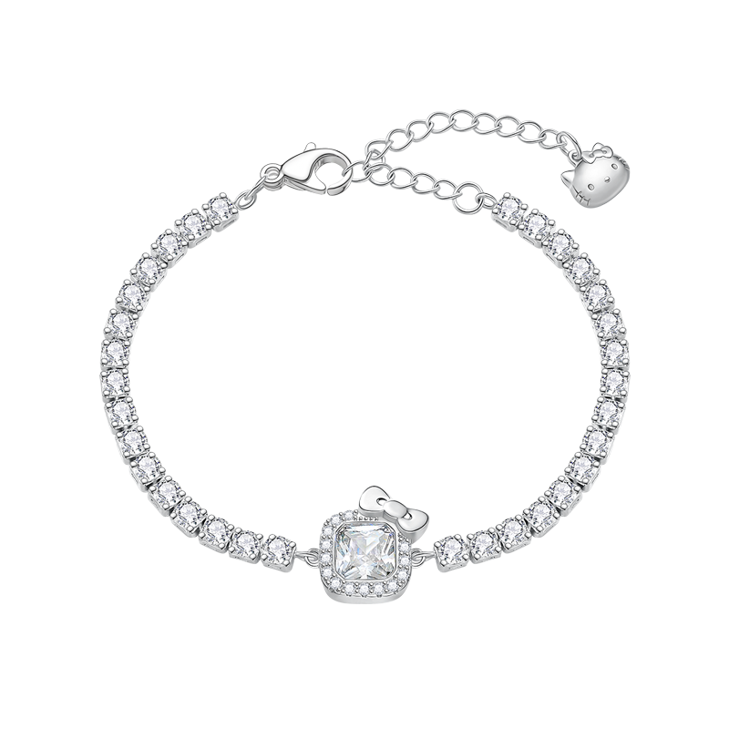 Chaosehui Sanrio Hello Kitty Bracelet, Women's High-End Niche Birthday Gift, Ladies' Luxury Bracelet, Gift Item 6136
