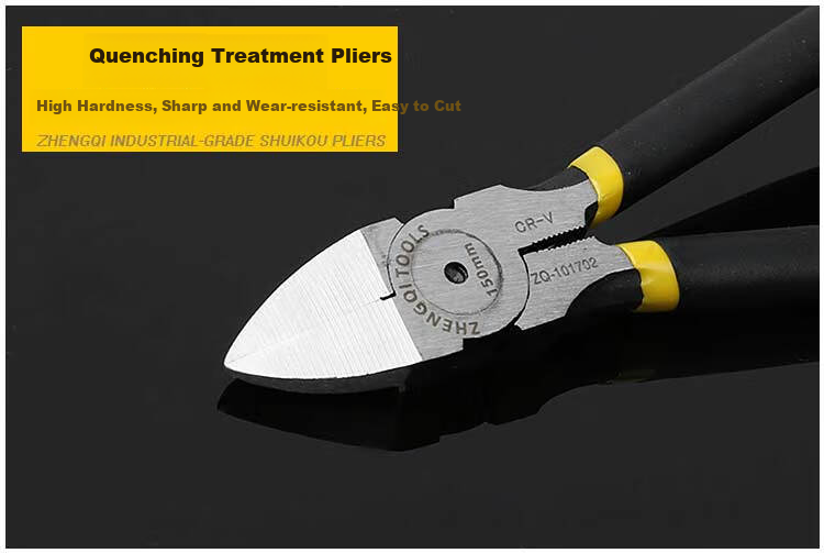 ZHENGQI Diagonal Cutting Pliers, Electrician's Wire Cutters, Industrial-Grade Ultra-Hard Pliers with Pointed Tips 5