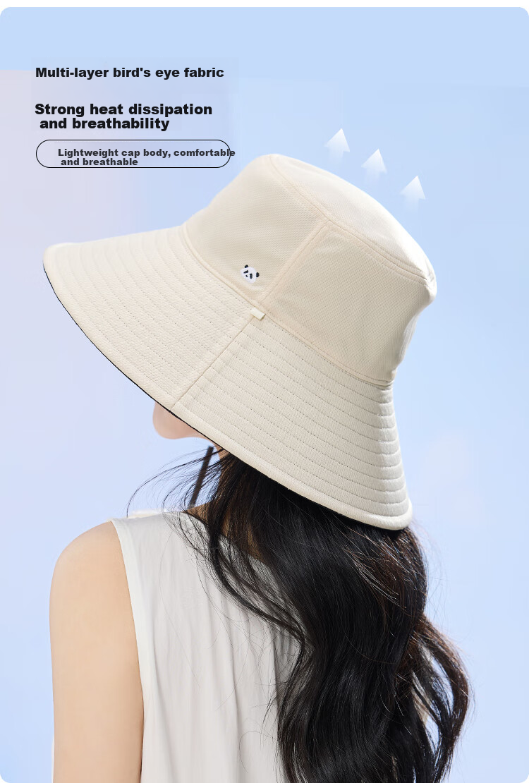 JIUMU Sun Protection Hat for Women, Sun Visor Hat, Sunhat, Fisherman Hat, Cooling Hat, Summer Outdoor Face-Covering UV Protection Hat for Wome 5