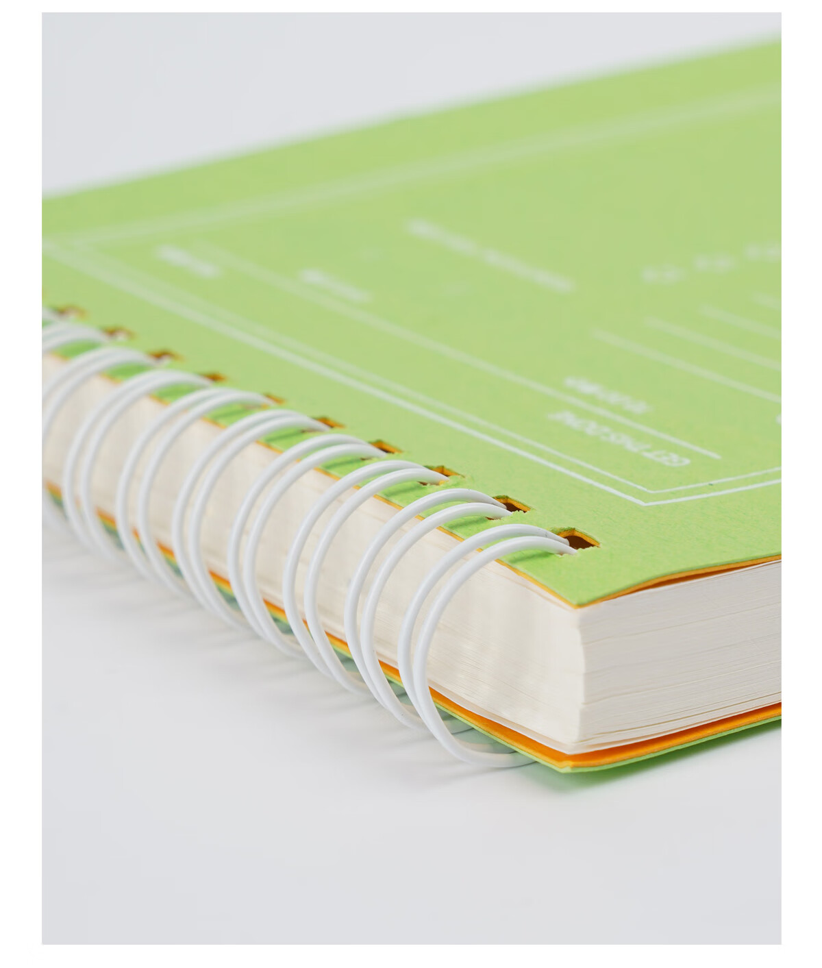 Chenzao Ultra Self-Green Series, One Million Hours Checklist A5 Spiral Notebook, Study Planner, 10000 Hours Daily Check-In Notebook, 100 Pages - Gree 5