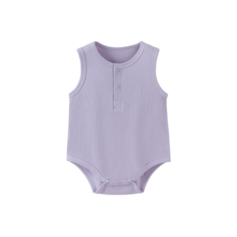 Babylove Summer Thin Modal Baby Romper Sleeveless Bodysuit Triangle Onesie Pajamas for Infants