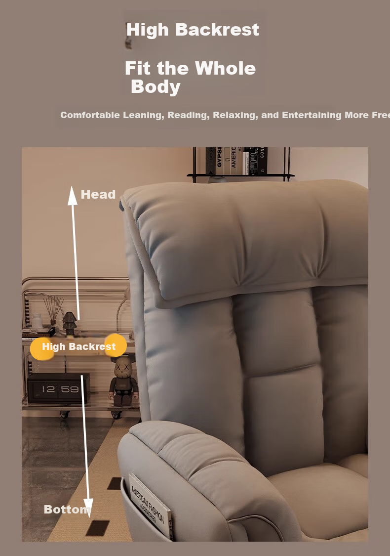 Quanpinwu Sofa Chair, Gaming Chair, Ergonomic Chair, Computer Office Chair, Single Recliner, Lazy Sofa, Backrest Seat 9