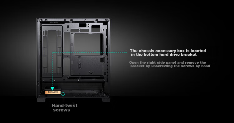 PHANTEKS XT523 View Black Sea View Tempered Glass Full View TX Motherboard Case for Desktop Computer (Side ARGB Light Strip/360mm Water Cooling Support/Type-C) 17