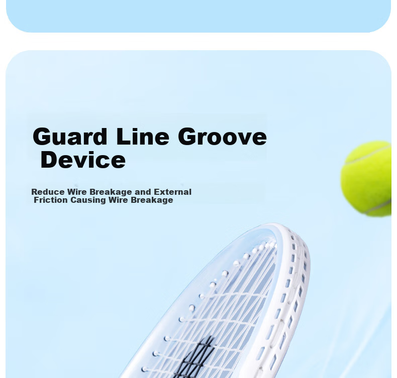 Deli & Angenite Beginner Training Tennis Racket, Entry-Level Entertainment Sports Durable Aluminum Alloy Single Racket Set, Youth Blue 10