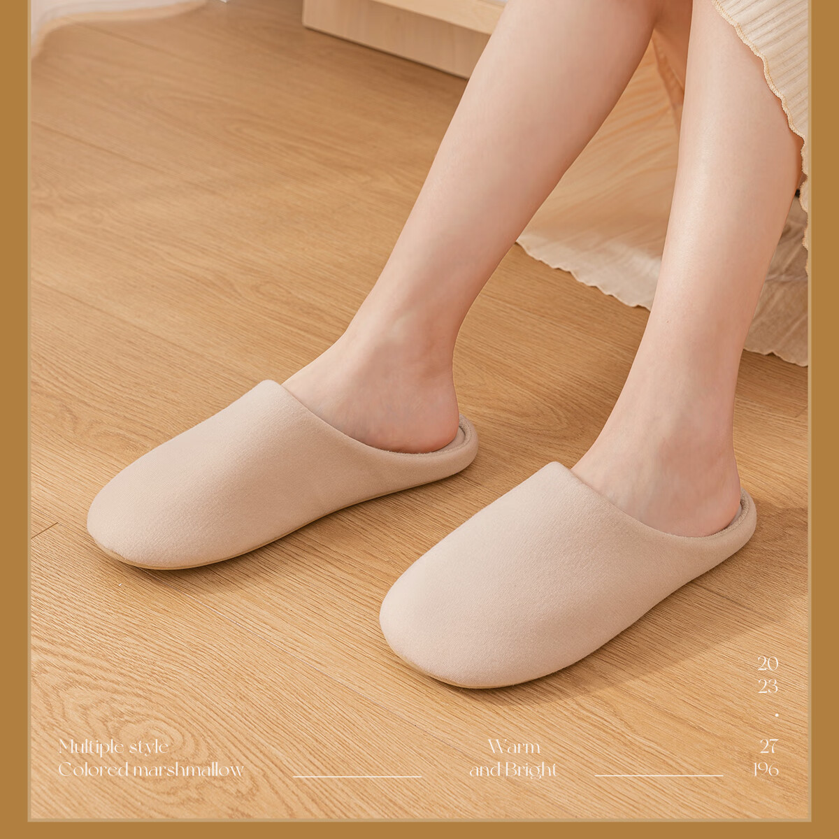TZLDN Non-Slip Slippers for Elderly Men, Indoor Home Use, Cotton Linen Fabric, Maternity Couples, Quiet Cotton Slippers for Me 14
