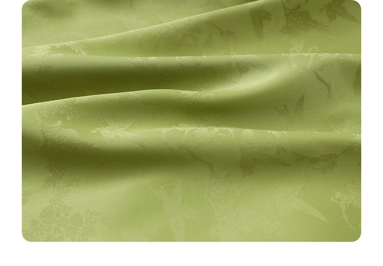 Zhimu Children's Clothing, New Chinese Style Satin Button Stand Collar Boys' Shirt, 2025 Summer New Kids' Wear, Green, Size 150 13