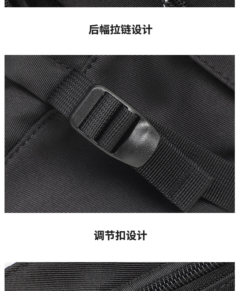 Viney Men's Crossbody Bag, Waist Pack, Chest Pack, Large Capacity Backpack, Travel Bag, Commuter Shoulder Bag, Portable Phone Bag, High-End 6