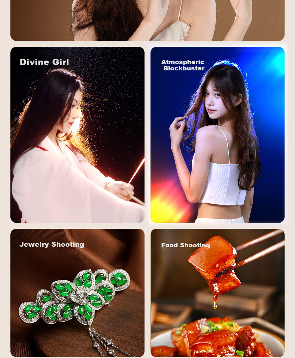 Beiyang Hair Light, Live Streaming Background Atmosphere Light, Live Streaming Fill Light, Host Backlight Contour Light, Goddess Spotlight, Douyin Professional Photography Spotlight, Top Light 27