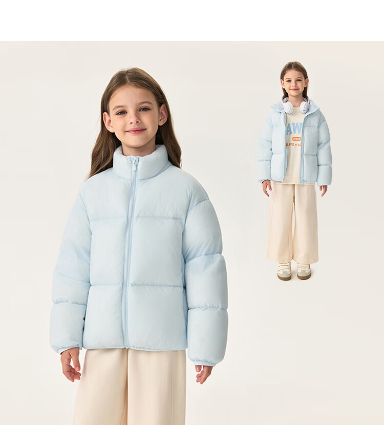 MARC&JANIE [Three-proof] Ultra-light Thickened Puffer Down Jacket for Boys and Girls Children's Winter New Style 551108 16