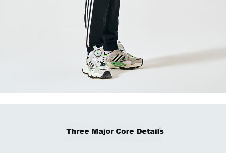 Adidas Men's Spring Running Sportswear Set, Windproof Jacket And Leggings Two-Piece Suit, Black And White, 2XL 7