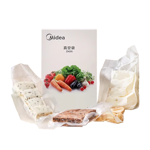 Midea Vacuum Sealing Bags Household Commercial Thickened Food Grade Compression Bags Dry and Wet Dual-use Food Preservation Small Size ZKDS