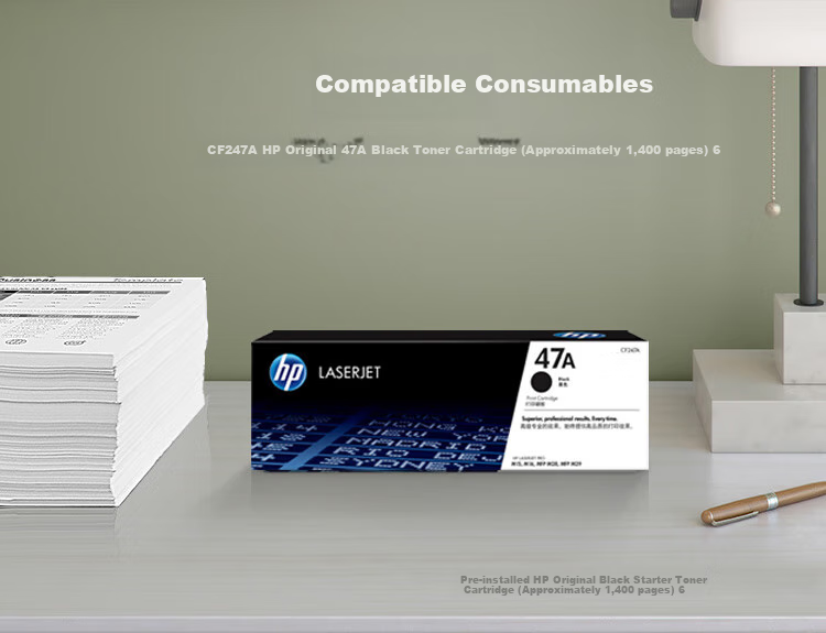 HP Laser 103w Wireless A4 Monochrome Laser Printer Single Function Compact Office Home Student Mobile Printing 9