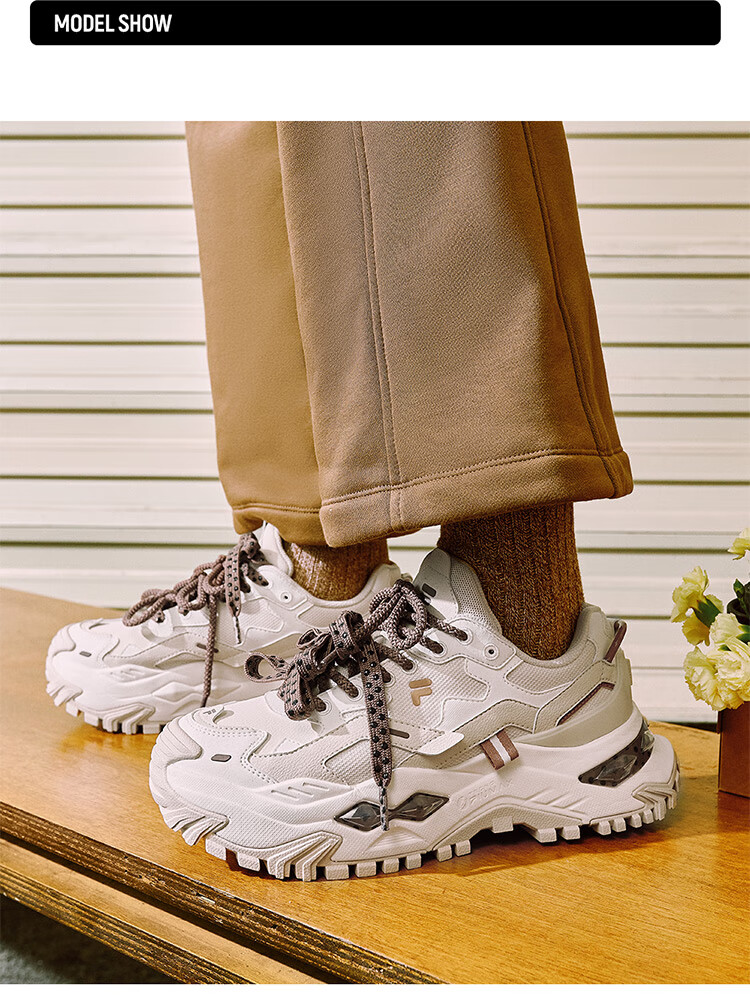 FILAFUSION Fila Trendy Women's Shoes BIANCO Platform Winter Candy Dad Sneakers 21