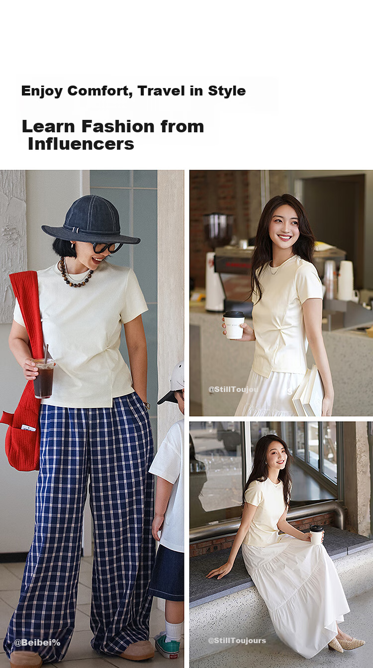 Semir Forest Soft | Women's Short Sleeve T-Shirt, Summer Cropped Style, Regular Shoulder, Solid Color, Slim Fit, Twisted Knot, Asymmetric Design Clothing 101325100095 11