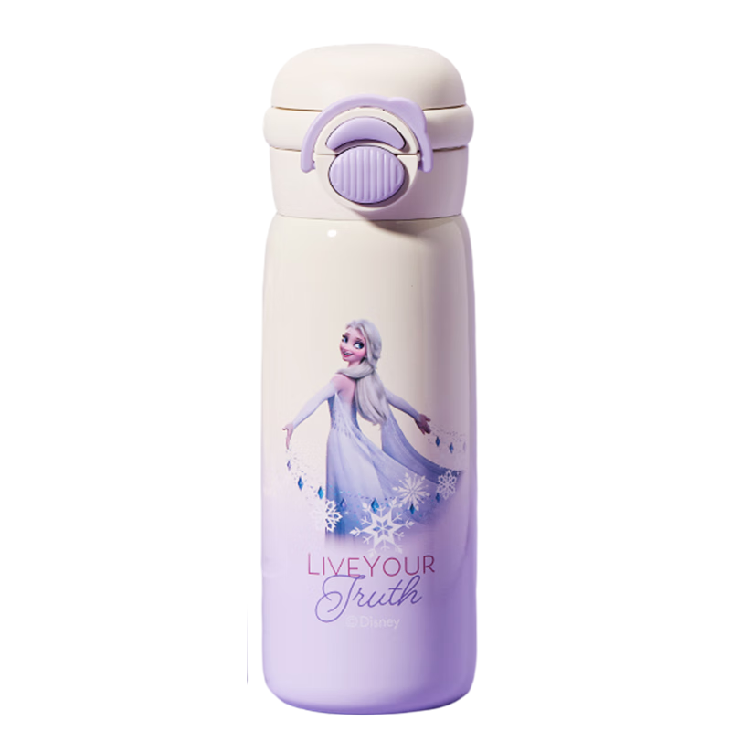 Dishini Insulated Water Bottle for Children with Straw, 316 Stainless Steel Dual-Use Water Bottle for Boys And Girls, Portable Direct Drinking Cup for Primary School Students