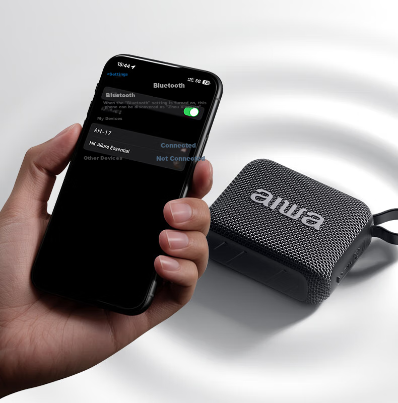 Aiwa AH-17pro Bluetooth Speaker with USB and TF Card Support, Portable Wireless Player for Square Dance, Home Desktop Outdoor Sound System, Purple 10
