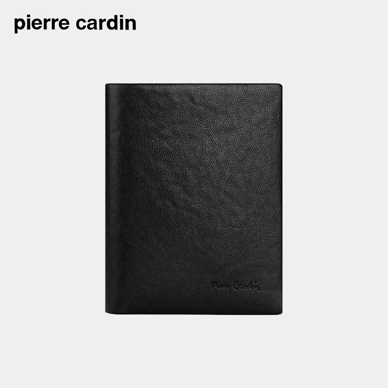 Pierre Cardin Men's Wallet, Short Genuine Leather Billfold, Fashionable Leather Purse, Gift Box Set, Birthday Present for Me