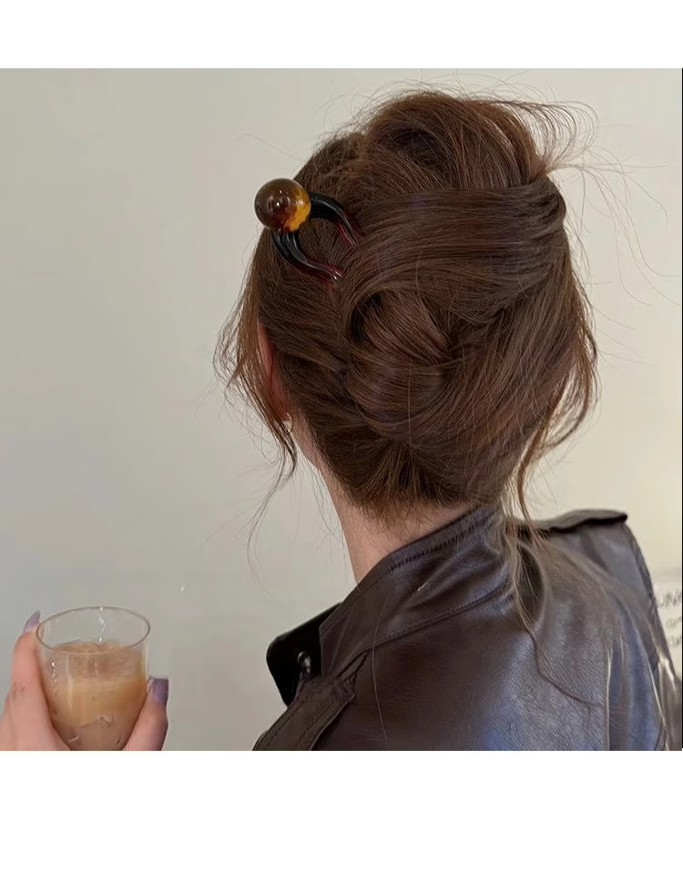 Gemon Minimalist U-Shaped Hairpin Ancient Style Women's High-End Hair Bun Tool 2025 New Hairpin Daily Commuting Hair Accessory 4
