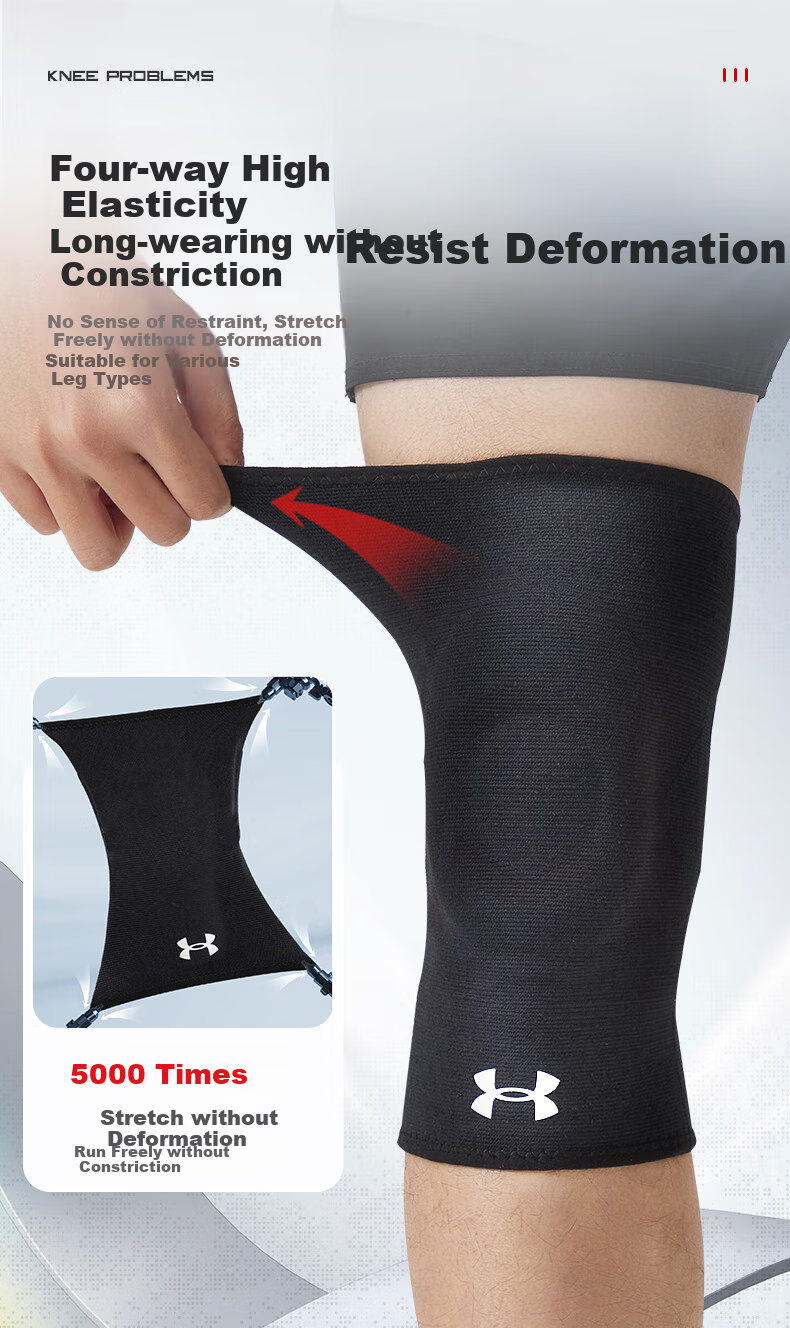 Under Armour Knee Brace for Sports, Running, Men And Women, Professional Protection against Cold Legs, Arthritis, Basketball, Badminton, Hiking Knee Support 7
