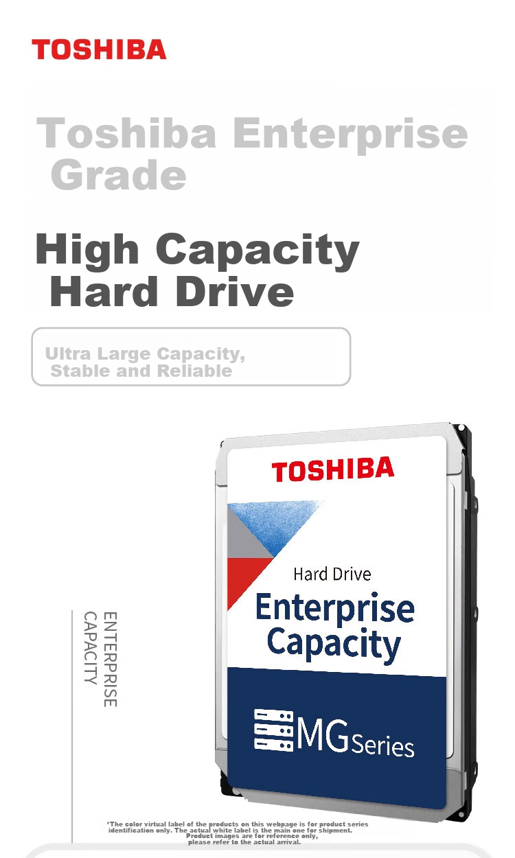 TOSHIBA , 4TB, 7200 RPM, 512MB Cache, SATA Interface, Vertical CMR, Mechanical Hard Drive, Enterprise-Grade Hard Drive, Data Recovery Service (MG10ADA400E) 3