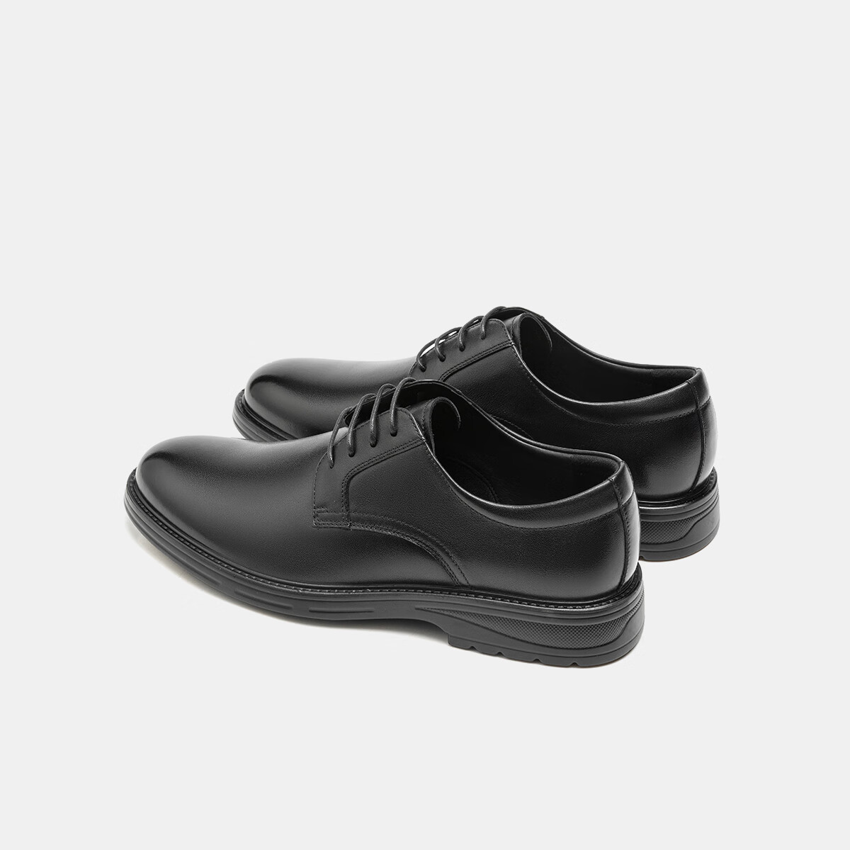 Aokang Men's Shoes, Summer New Arrival, British Style Business Formal Leather Shoes, Fashionable Cowhide Comfortable Wedding Shoes for Men, Black, Size 42