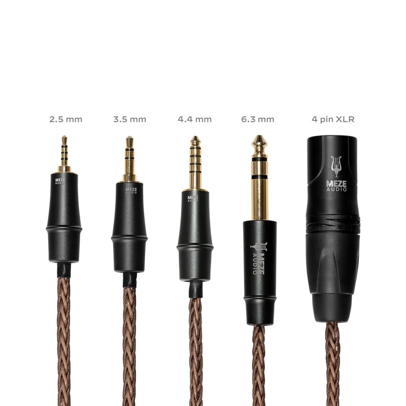MEZEANTONIO (Meze) Mono 3.5mm-4.4mm Copper Oxygen-Free Copper Headphone Upgrade Cable Compatible with 109PRO LIRIC Wired Headphones Audio Cable 3