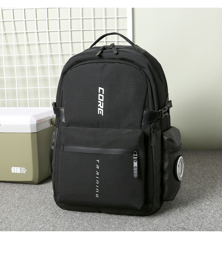 COW Large Capacity School Backpack for Middle and High School Students, Durable Water-Resistant Dual Shoulder Bag in Silver Gray 7