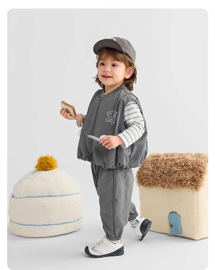 BALABALA BalaOne Baby Outfit Set Children's Long-Sleeve Three-Piece Set for Boys And Girls, 2025 Autumn Wear Cute 208325104207 9