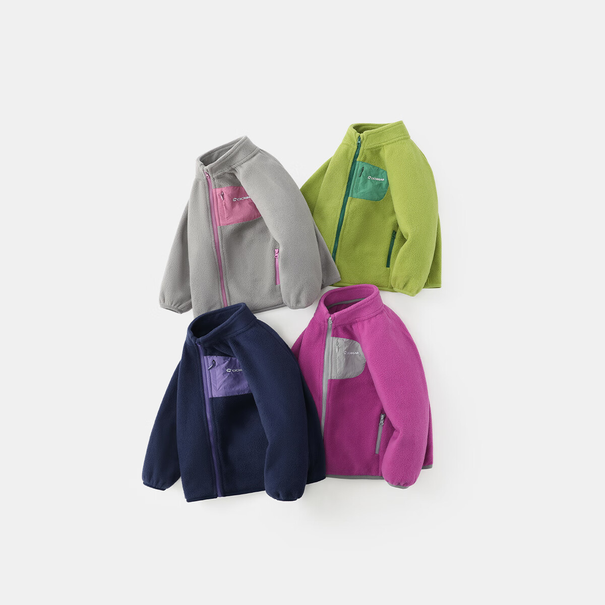 Ciciibear [Physical Anti-Static 7A Antibacterial] ciciibear Baby Fleece Jacket Boys and Girls Autumn Children's Warm Coat