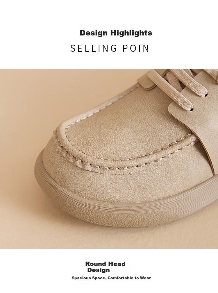 Dusto Thick-Soled Loafers for Women, 2026 New Spring Style, Flat Soft-Soled Deep-Mouthed Shoes, Birkenstock-Style Shoes, Kangaroo Shoes 16