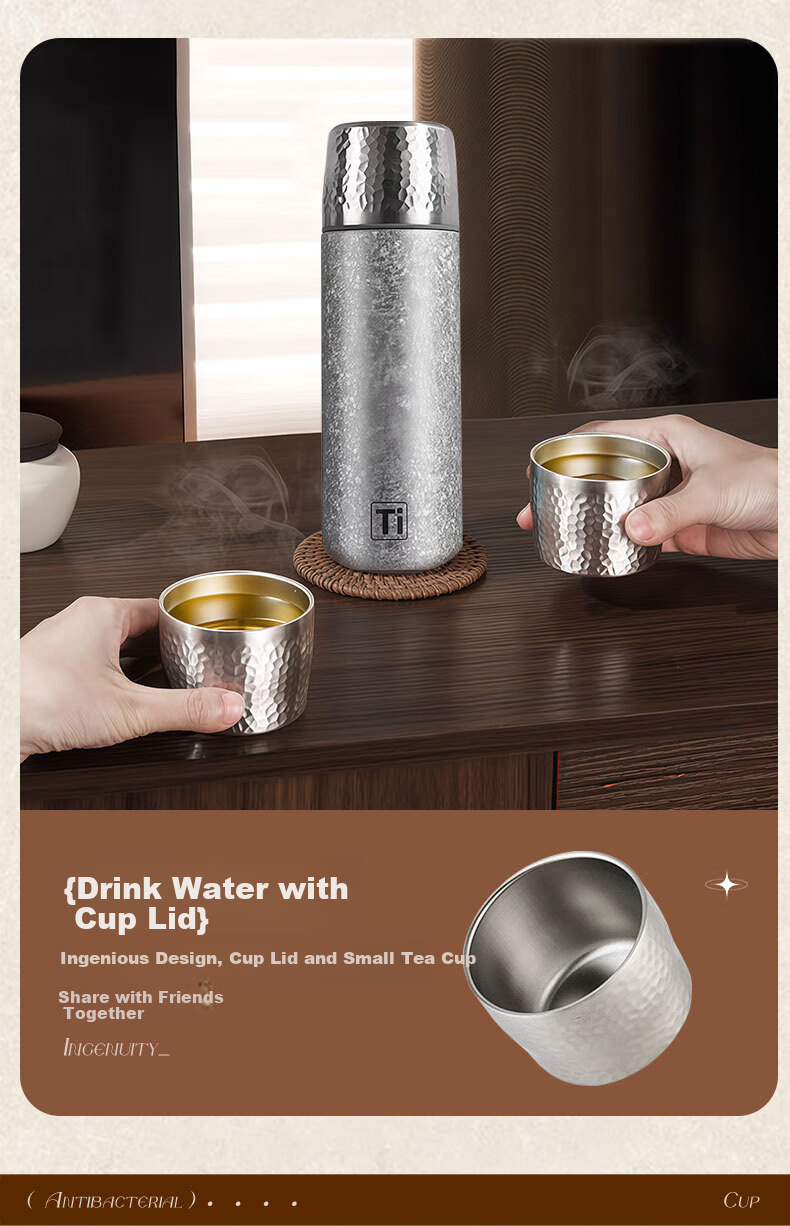 Jiwusenlin Titanium-Coated Insulated Mug, Business Portable High-End Tea Infuser Cup for Men And Women, Qixi Valentine's Day Gift 7