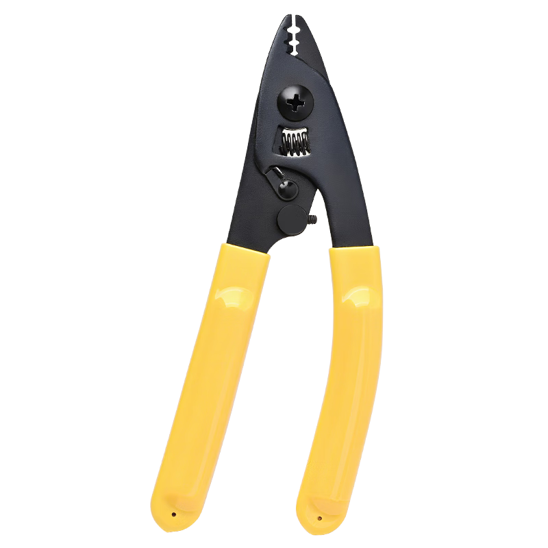 NVV Miller Pliers Fiber Optic Stripper Three-in-One Cable Tool Coating Stripping Pliers FTTH Cold Joint Patch Cord Tail Fiber Fusion Splicer Peeling Multifunction LT-G11